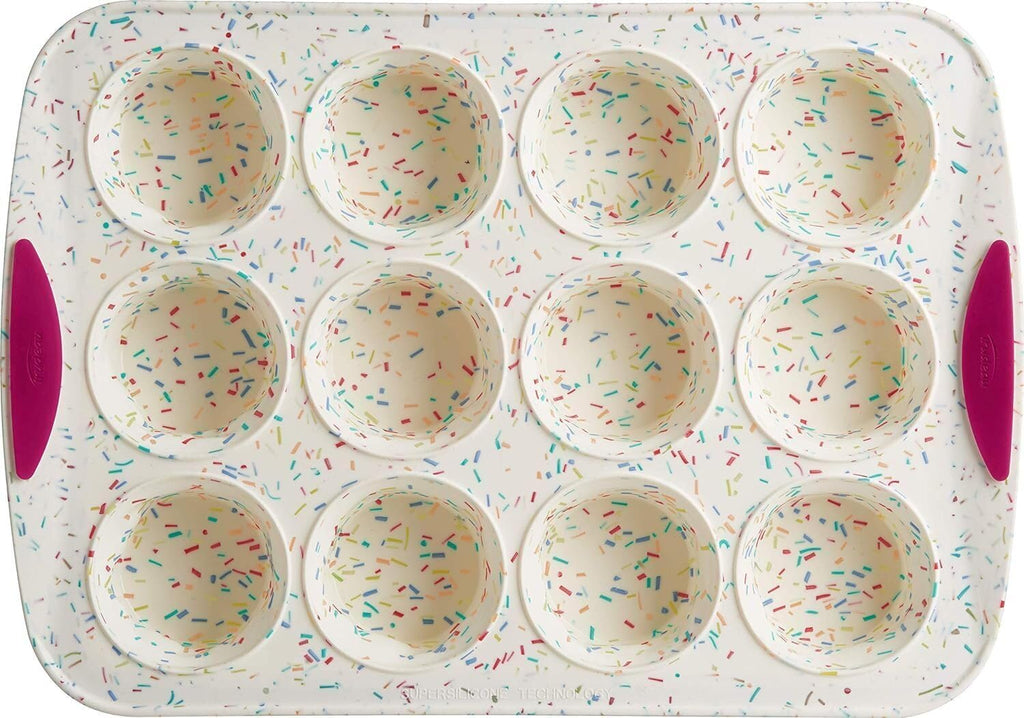 Silicone 12-Cavity Muffin Mold S4812