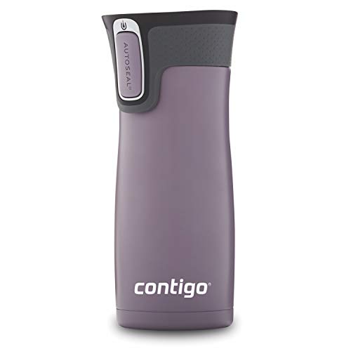 Contigo West Loop 16oz Stainless Steel Vacuum Travel Mug 2-Pack with Spill-Proof Lid L241