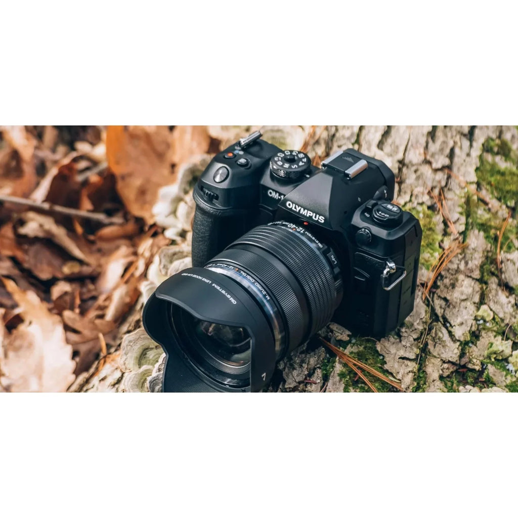 Olympus OM SYSTEM OM-1 20.4MP Mirrorless Camera with Lens, Black J55425