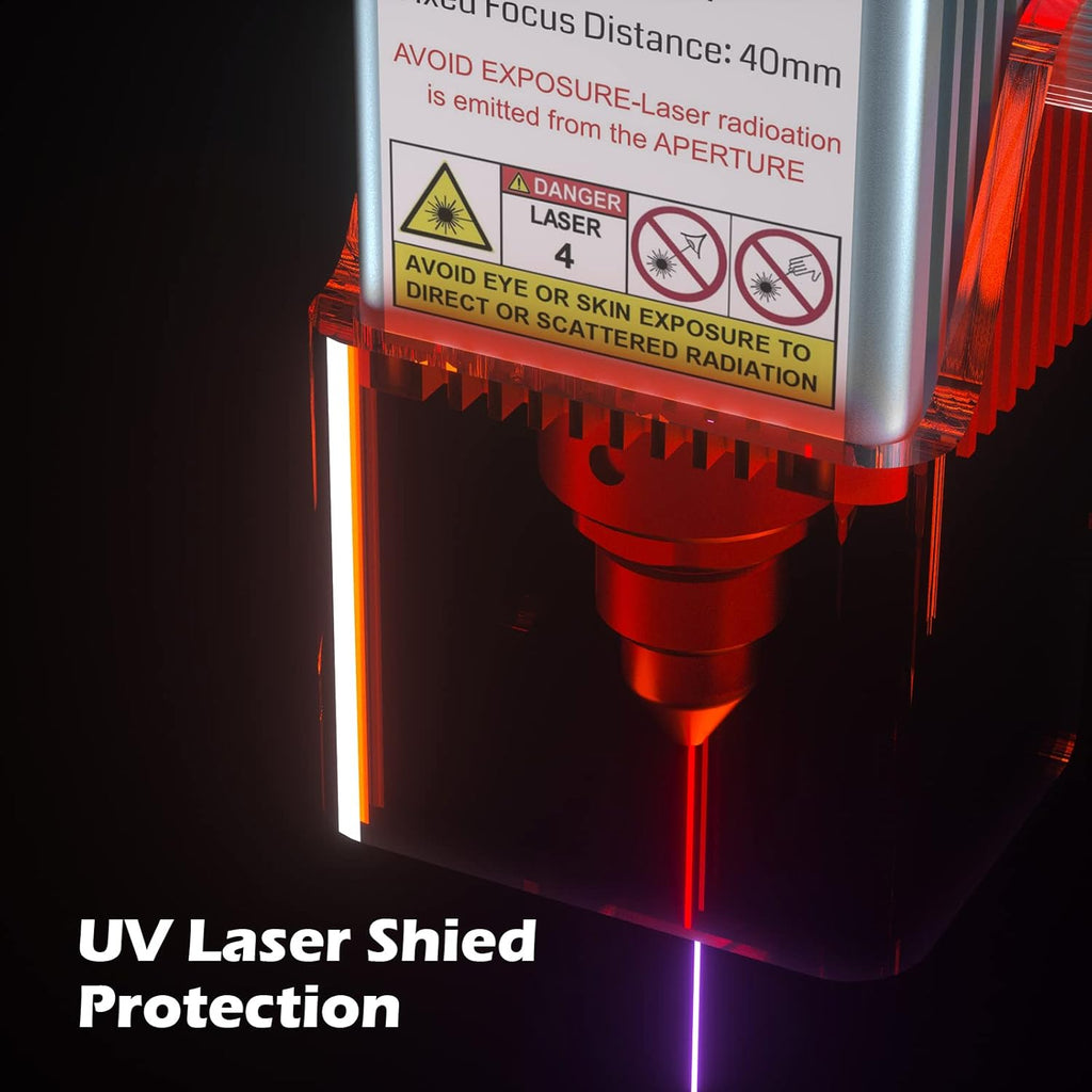 Genmitsu 10W Compressed Spot Laser Module with Air Assist Nozzle V472110