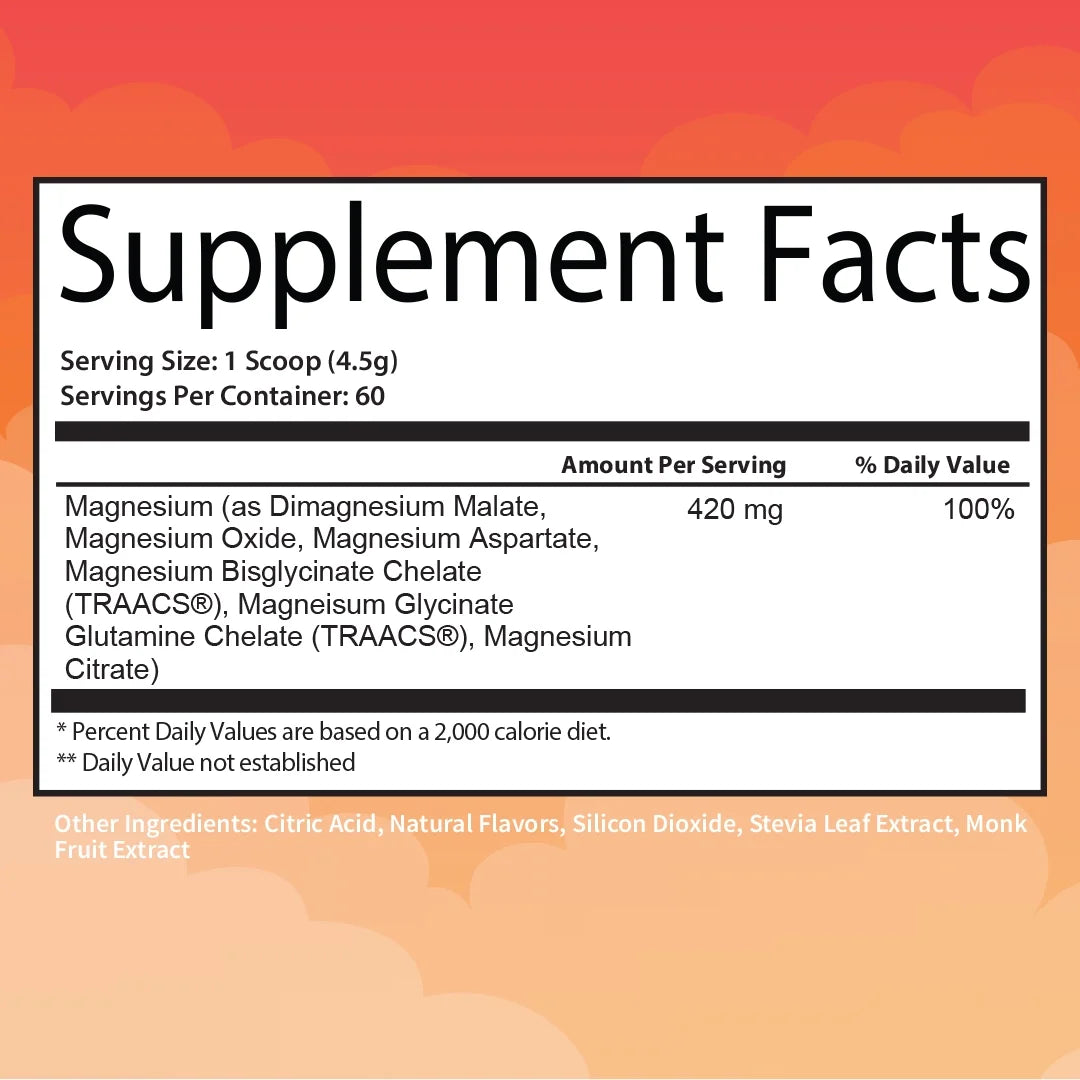 GoBiotix Magnesium Complex Powder - Peach Tea M192380
