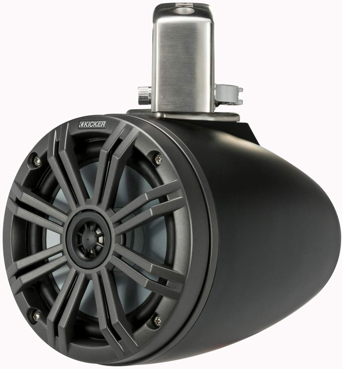 Pair Kicker 45KMTC65 6.5" 390W Marine Tower Speakers with LED O89265