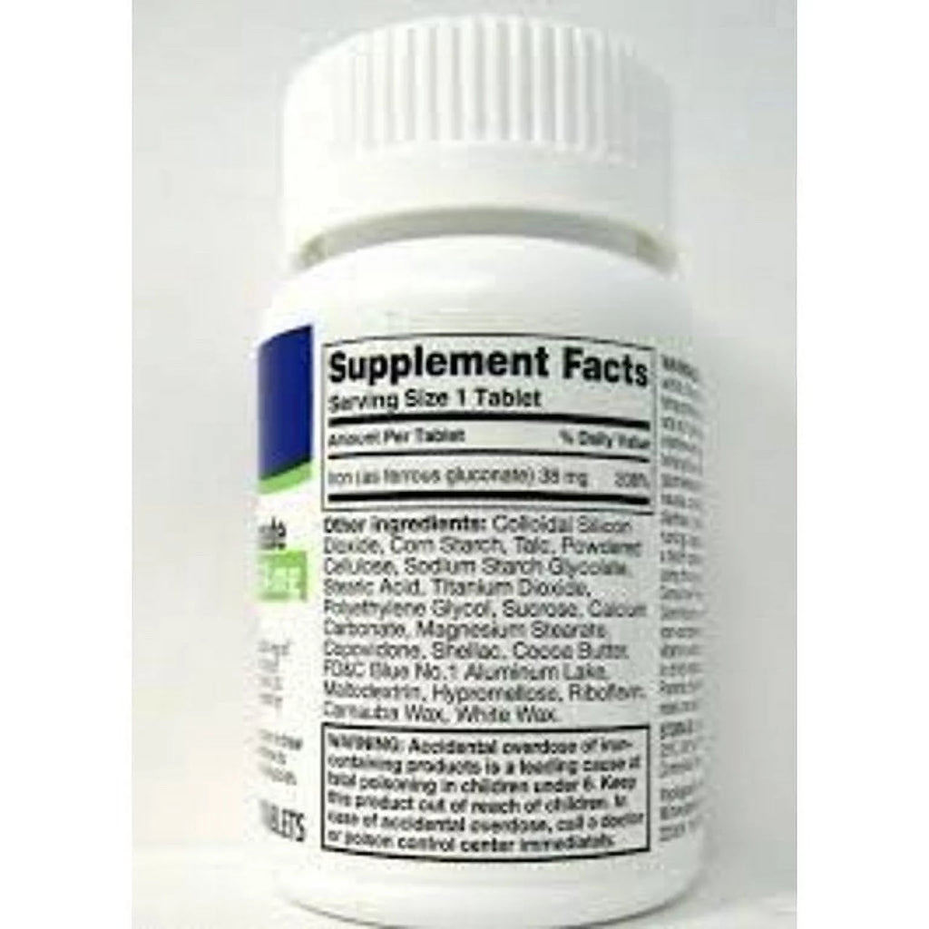 Perrigo Ferrous Gluconate Tablets 324 mg, 100 Count (Pack of 6) W104547
