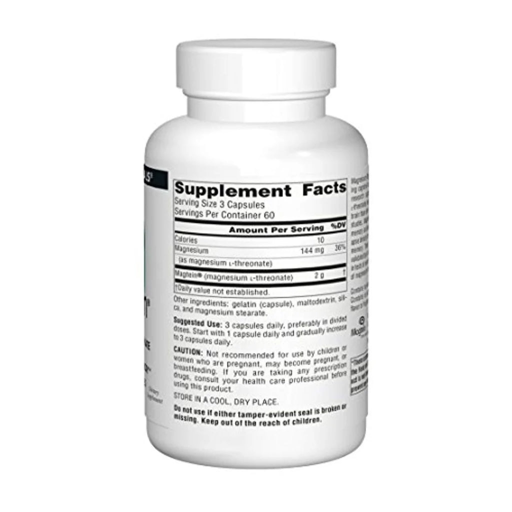 Source Naturals Magtein Magnesium L-Threonate 667 mg, 180 Capsules O8190