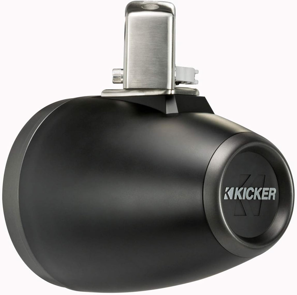 Pair Kicker 45KMTC65 6.5" 390W Marine Tower Speakers with LED O89265