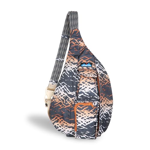 KAVU Rope Sling - Compact Lightweight Crossbody Bag -Stone Topo