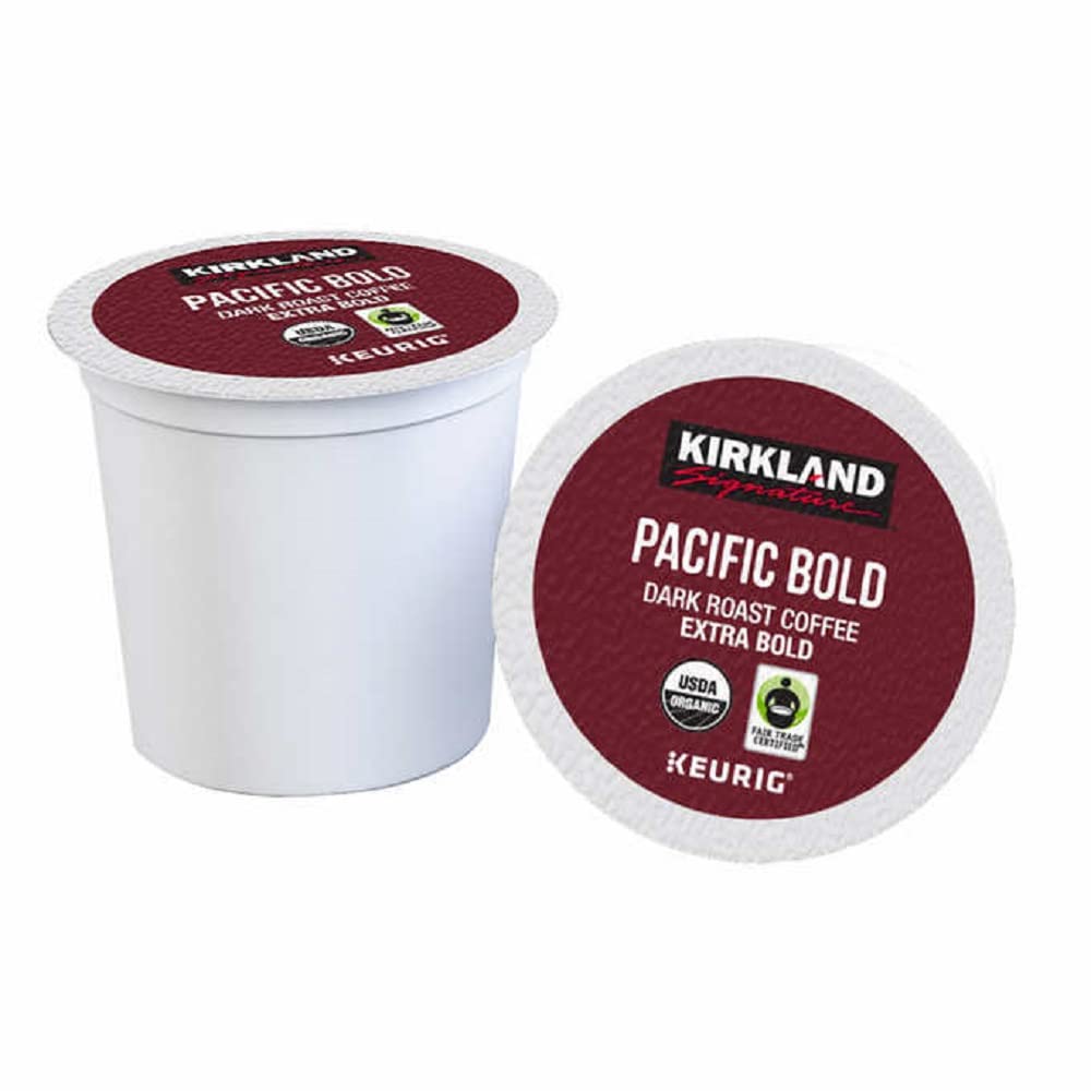 Kirkland Signature Pacific Bold Coffee, Dark, 120 K-Cup Pods M61437