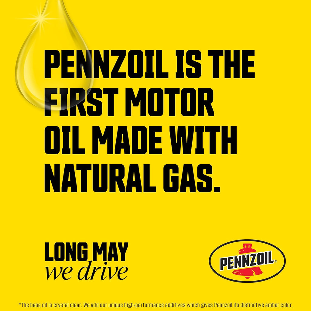 Pennzoil Platinum High Mileage Full Synthetic 5W-30 Motor Oil, 1 Quart Y4849