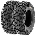 Set of 2 SunF A033 Power.I AT 25x8-12 ATV UTV Off-Road Tires All-Terrain, 6 Ply Tubeless