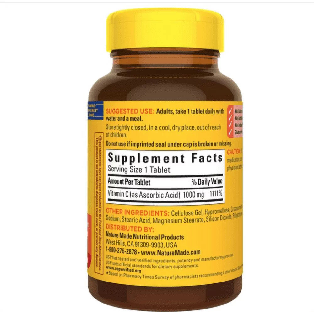 Nature Made Vitamin C 1000 mg Tablets X544872
