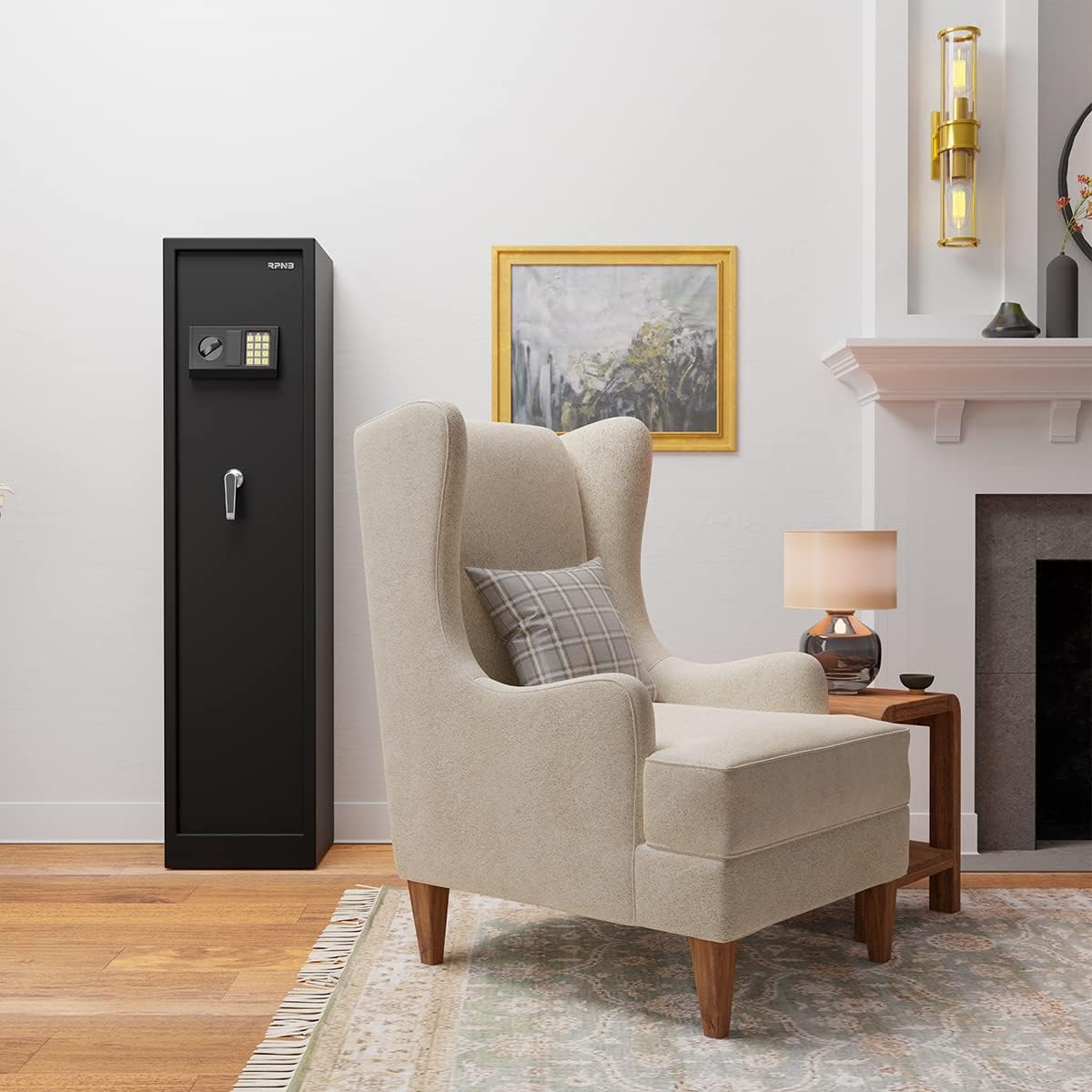 RPNB Rifle Safe, Electronic Gun Security Cabinet, Quick Access 5-Gun B126653