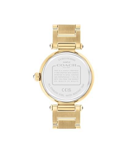 Coach Cary Watch for Women - 2H Quartz Bracelet Watch with Crystals, Water Resistant 34mm Z20142