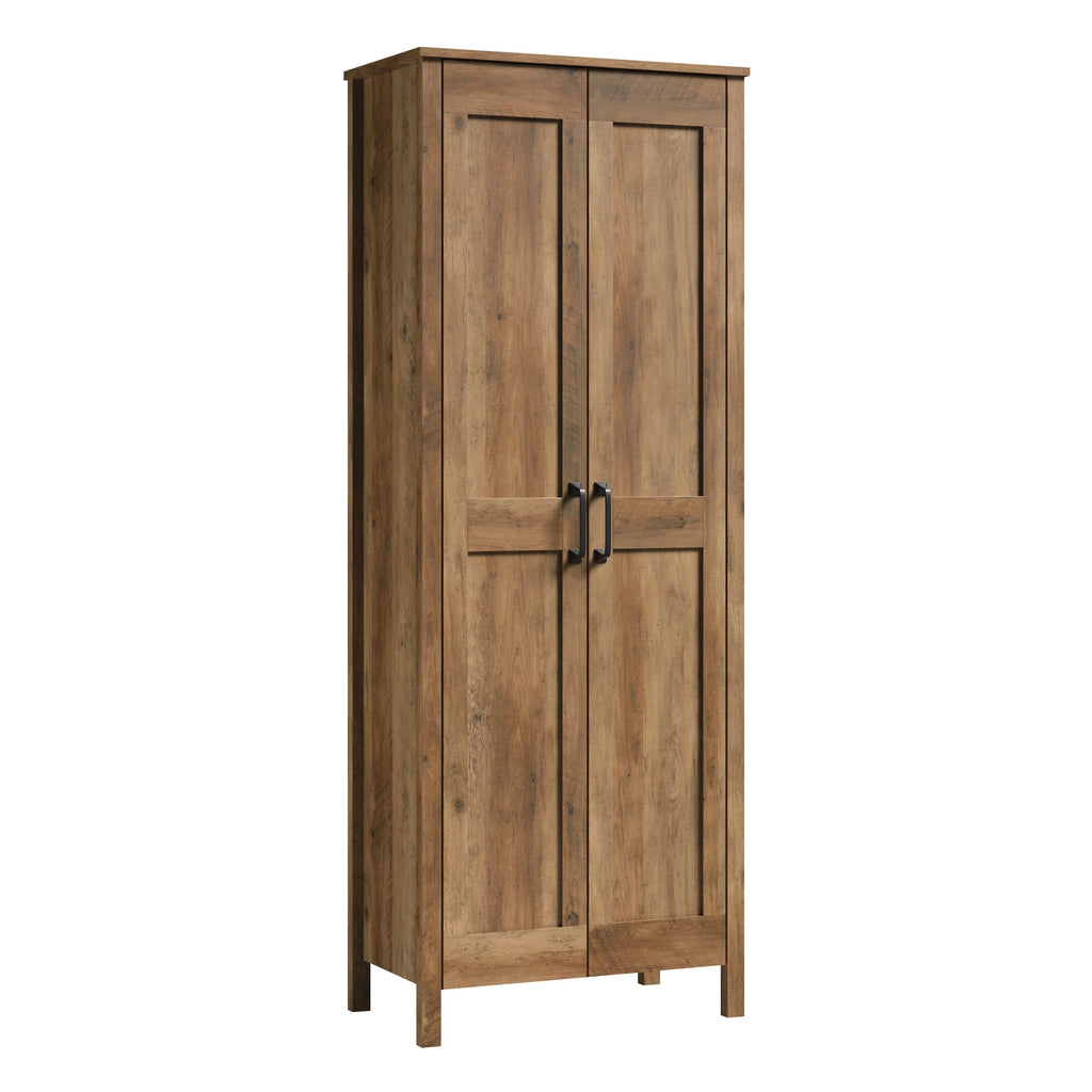 Sauder Two-Door Storage Cabinet, Rural Pine Finish I9609
