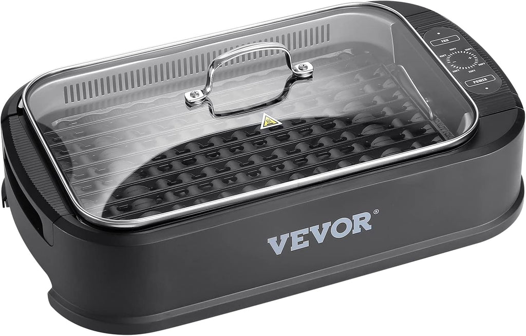 VEVOR Smokeless Indoor Grill, 1500W Electric BBQ with Non-Stick Surface Z788486