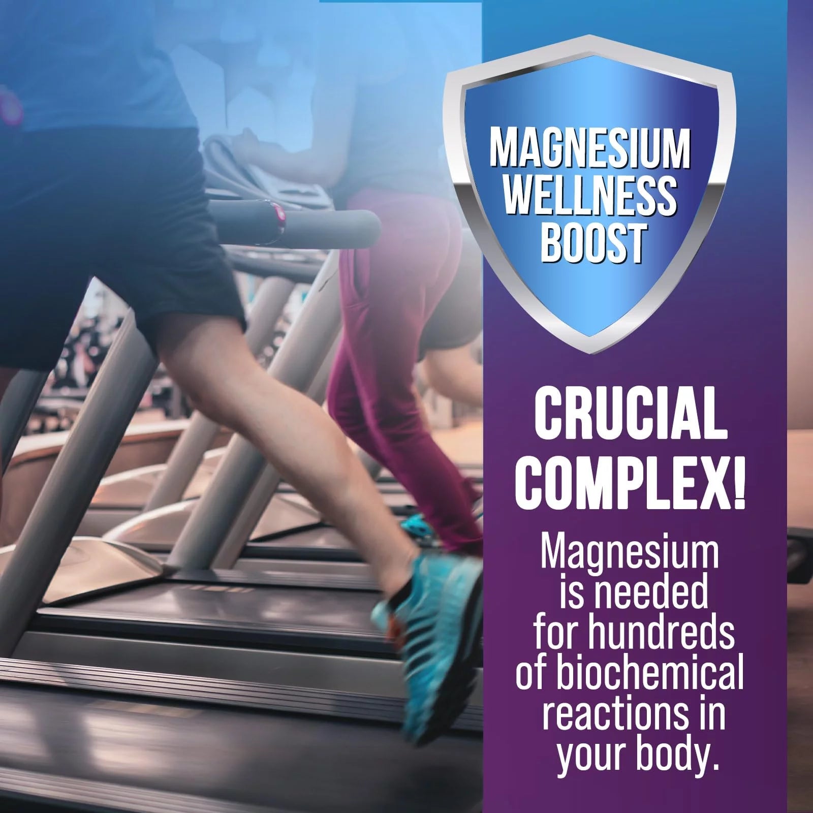 Magnesium Complex 500mg Capsules with Glycinate, Citrate, Malate - Non-GMO, 120 Count G37220