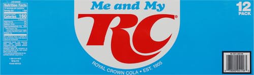 RC Cola Soda, 12 Fl Oz (Pack of 12) L30438