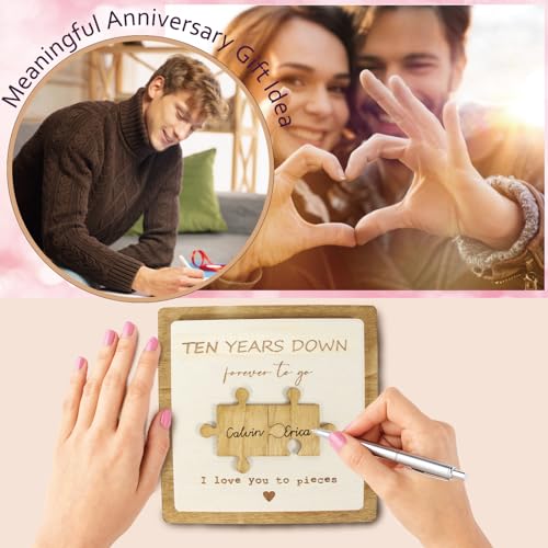 Personalized Wooden Plaque 10th Anniversary Gift for Couples N241
