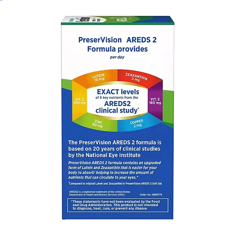 PreserVision AREDS 2 Formula Eye Vitamin, 210 Softgels O682024