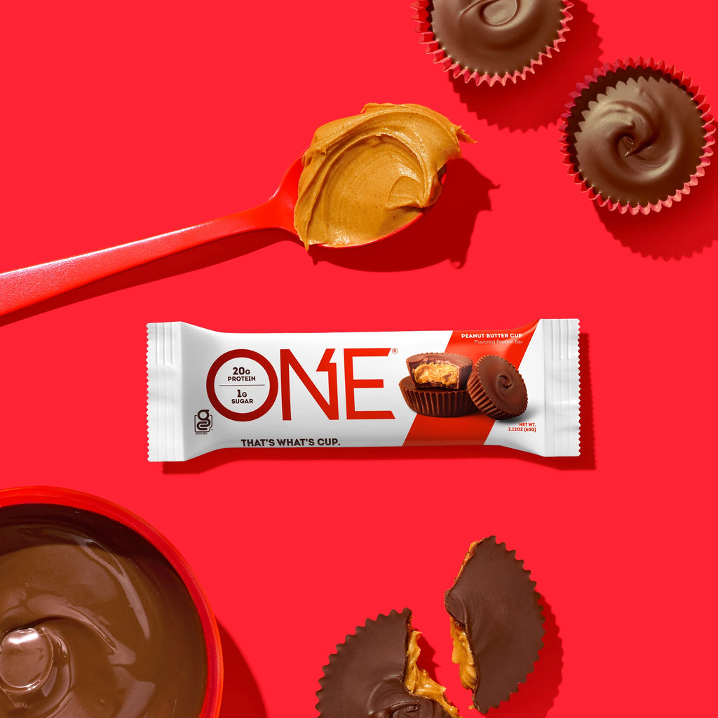 One Protein Supplement Bar, Peanut Butter Cup, 20g, 12 Count I17508