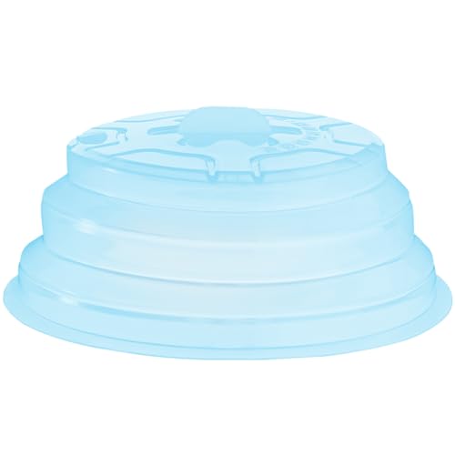 Microwave Cover for Food Microwave Splatter Cover - Silicone Microwave Plate Cover Dish Covers for Microwave Oven Cooking Anti-Splatter Guard Lid with Steam Vents BPA Free 1Pack