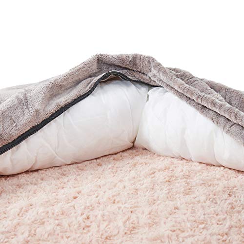 JOYELF Orthopedic Memory Foam Dog Bed Replacement Bolster Insert - Medium S3974