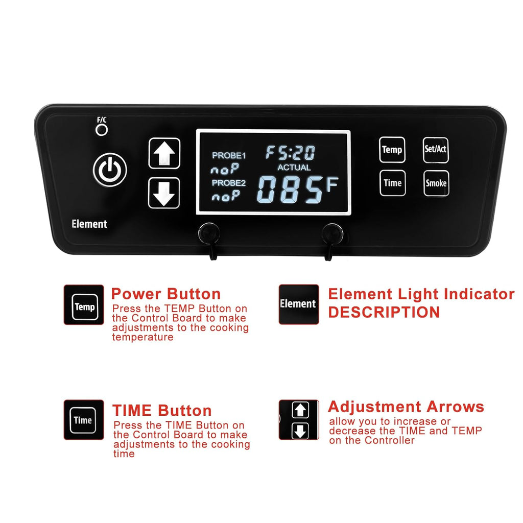 Pit Boss PBV2D1 Digital Thermostat Control Board Replacement F748892