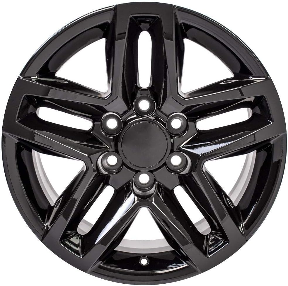 OE Wheels LLC 18x8.5 Black Rim Fits 6x139.7 Silverado Sierra G73323