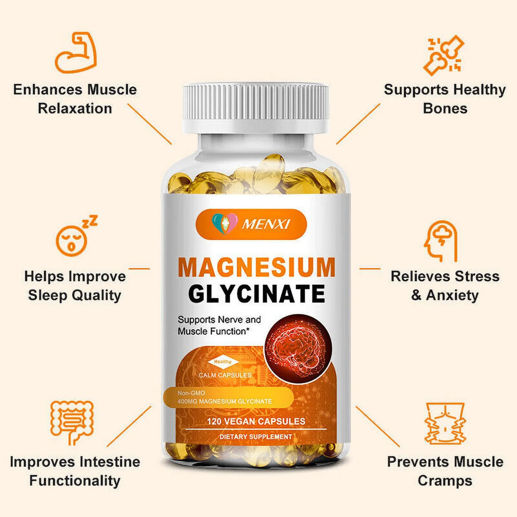 Magnesium Glycinate 400 mg 120 Capsules G982947