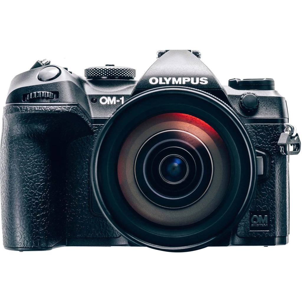 Olympus OM SYSTEM OM-1 20.4MP Mirrorless Camera with Lens, Black J55425
