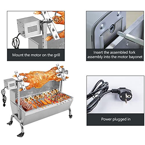 Electric Rotisserie BBQ Grill Motor for Chicken Pig Goat F5199