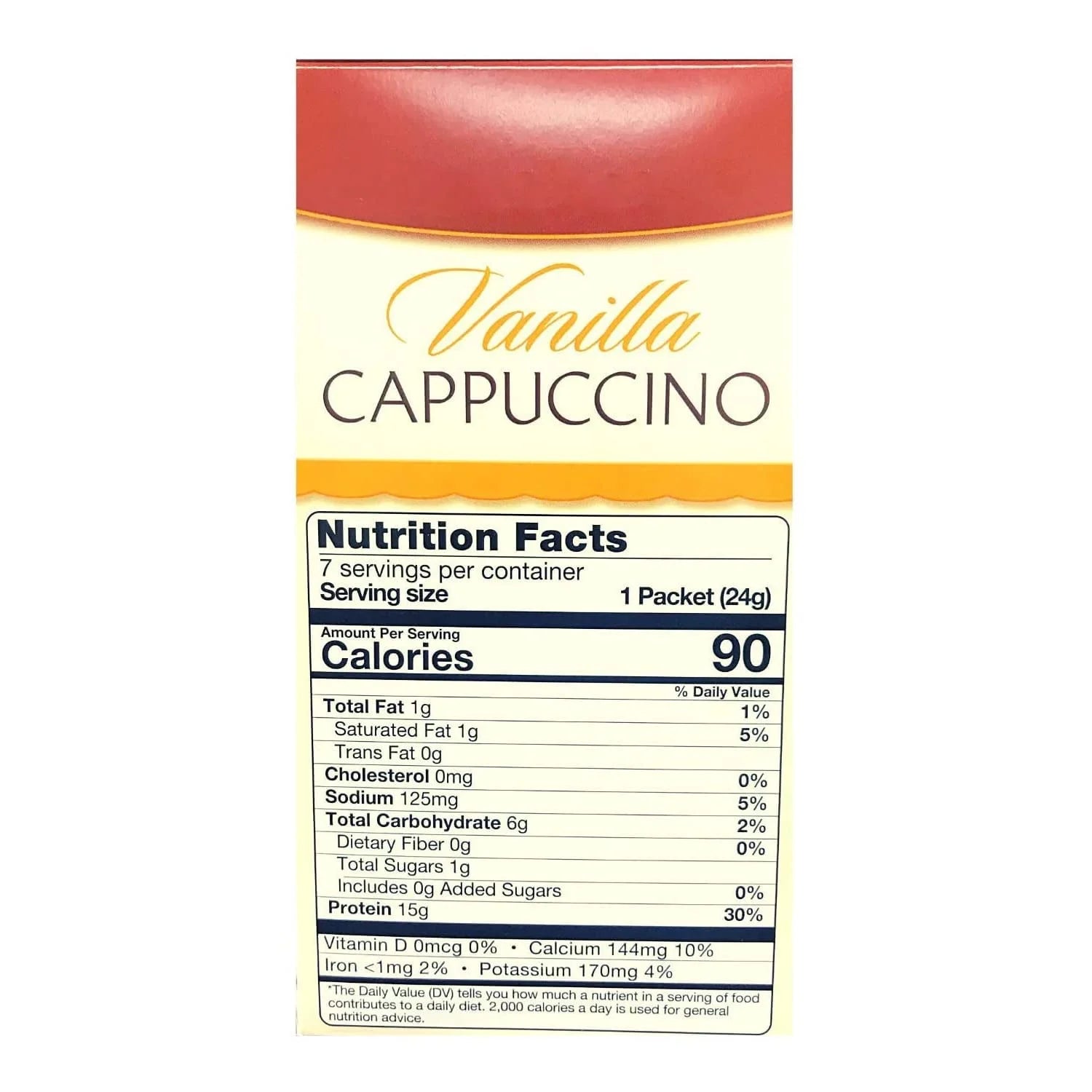 Vanilla Cappuccino High Protein Diet Drink 3 Pack S976