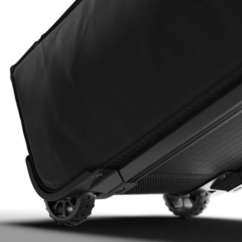 Athletico Rolling Double Ski Bag - Padded with Wheels for Air Travel B30325