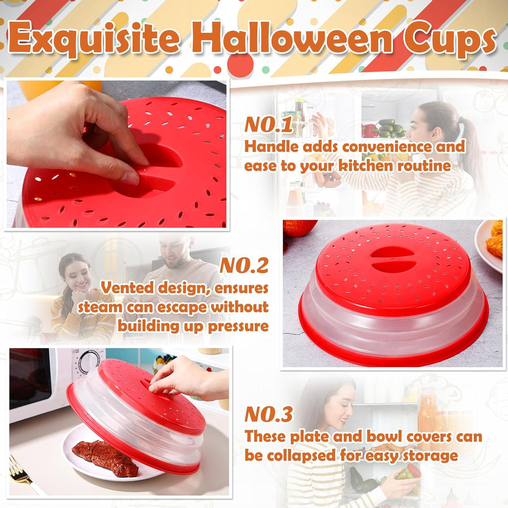 Collapsible Microwave Splatter Cover 3 Sizes BPA Free Plastic Y279301