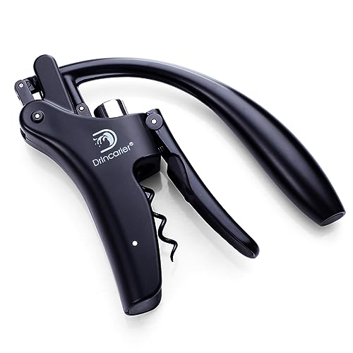 Vertical Lever Corkscrew with Non-Stick Worm and Foil Cutter V28961