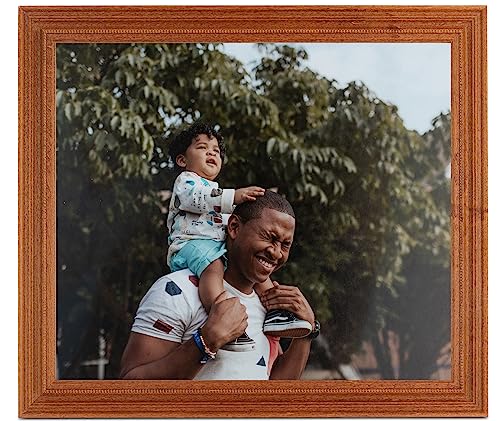 ArtToFrames 20x25 CM Walnut Wood Picture Frame with Regular Glass Z962630