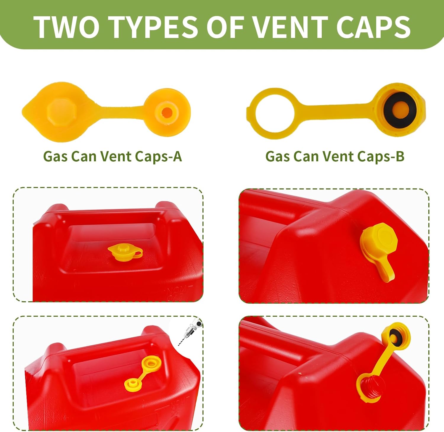 Gas Can Spout Replacement with Flexible Nozzle, Anti-Spill, 3-Kit X631226