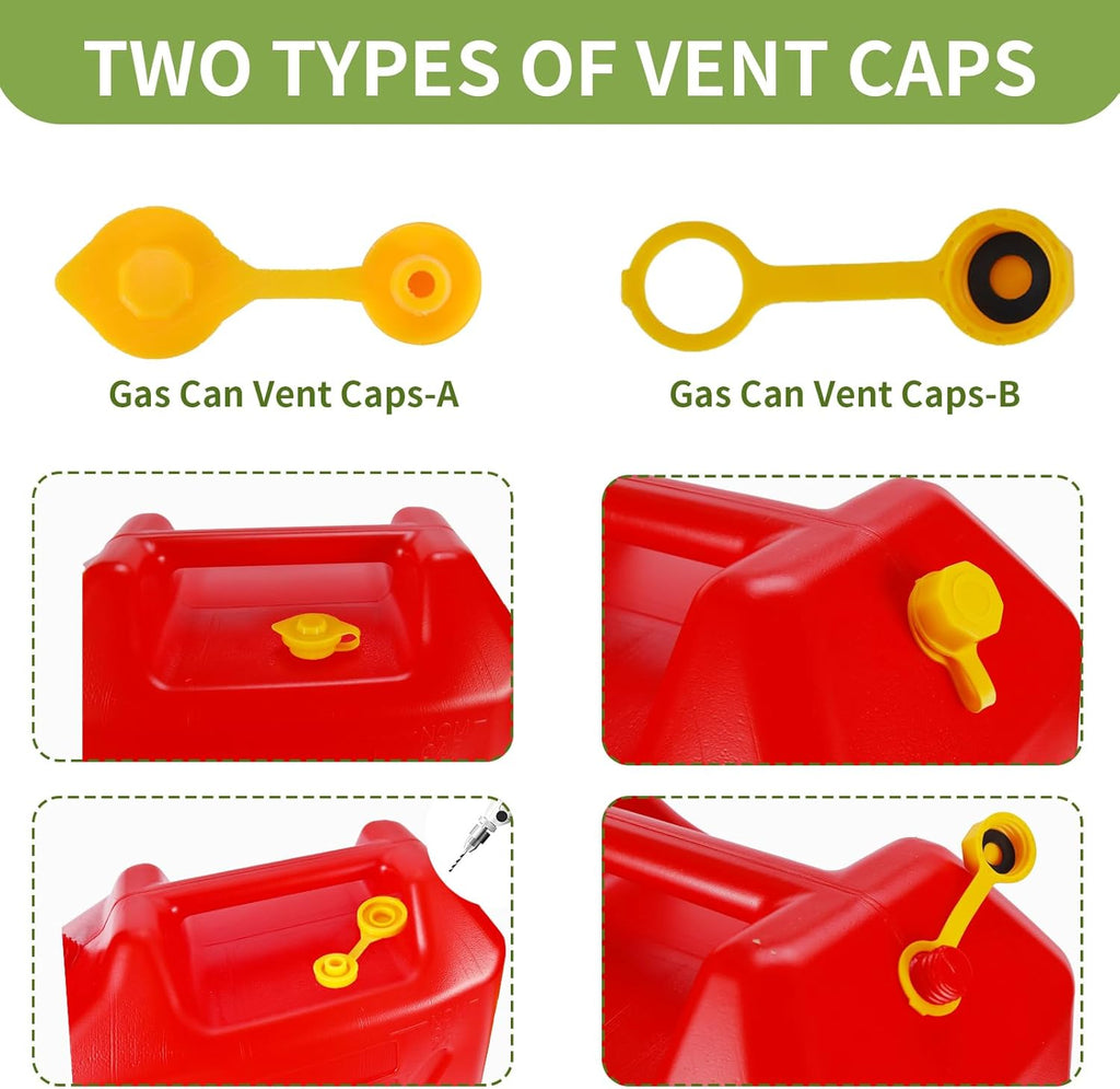 Gas Can Spout Replacement, Anti-Spill Nozzle with Flexible Tip, Fits 1-10 Gal P9866