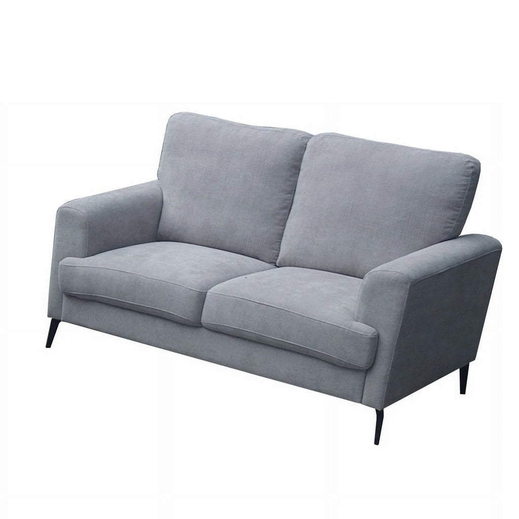 Pemberly Row Gray Chenille Sofa Loveseat Chair Set Z8818