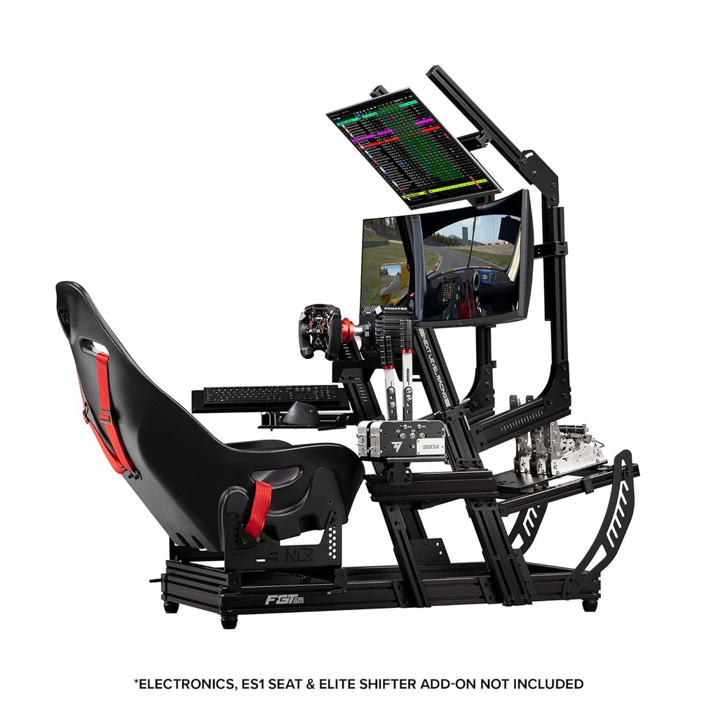 Next Level Racing F-GT Elite Lite Simulator Cockpit Front & Side Mount H7882