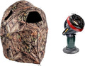 Ameristep Tent Chair Blind | 1-Person Hunting Blind in Mossy Oak Break-Up Country & Mr. Heater F215100 MH4B Little Buddy 3800-BTU Indoor Safe Propane Heater with Portable