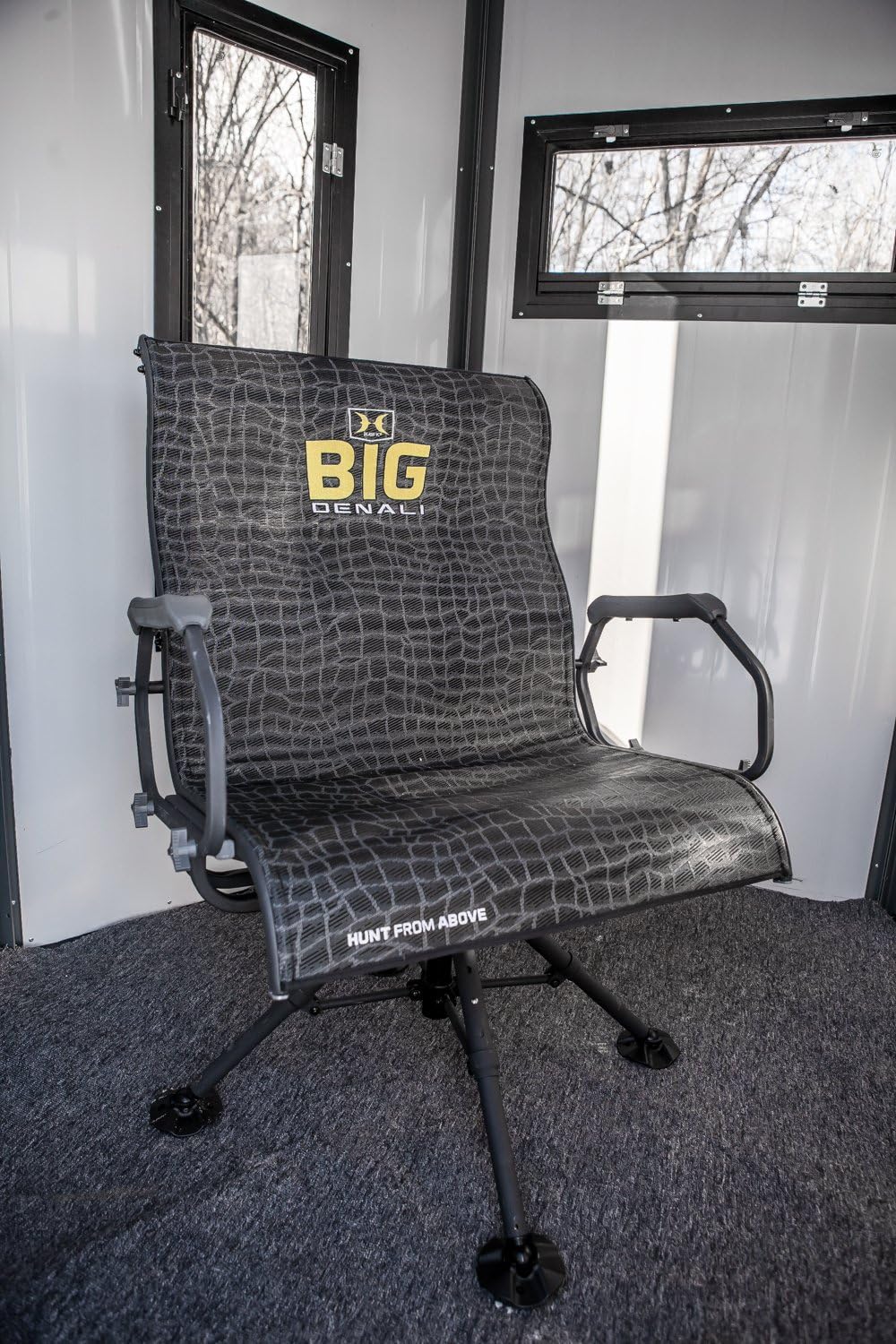 HAWK Big Denali Luxury Blind Chair Extra Large Swiveling Portable with 4 Adjustable Legs Y9310