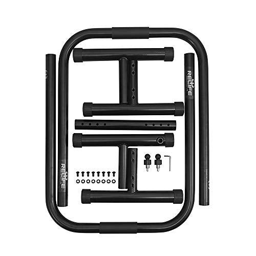 RELIFE Dip Station Heavy Duty Dip Stands Fitness Workout Bar D12212