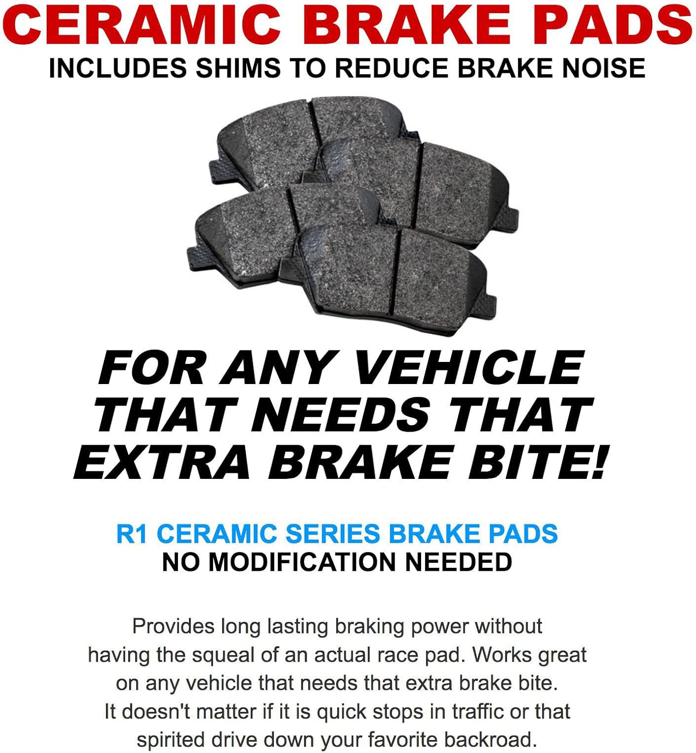 R1 Concepts Front Rear Brake Pads and Rotors Kit for 2002-2004 Honda Odyssey O675