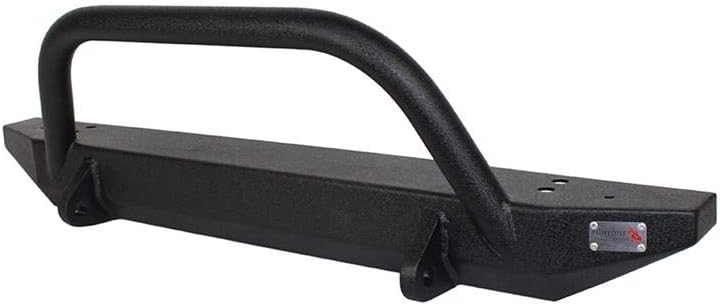 FISHBONE Jeep TJ Front Bumper with Winch Guard 97-06 Wrangler Steel Black D504
