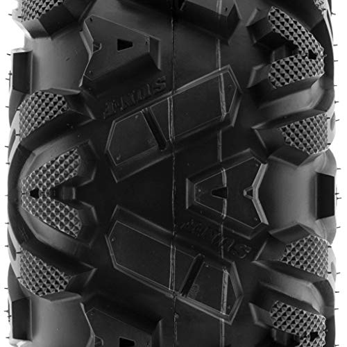 Set of 2 SunF A033 Power.I AT 25x8-12 ATV UTV Tires, 6 Ply Tubeless L949