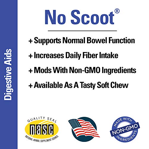 Vet Classics No Scoot Dog Supplements for Healthy Anal Gland Function – 120 Soft Chews K4311
