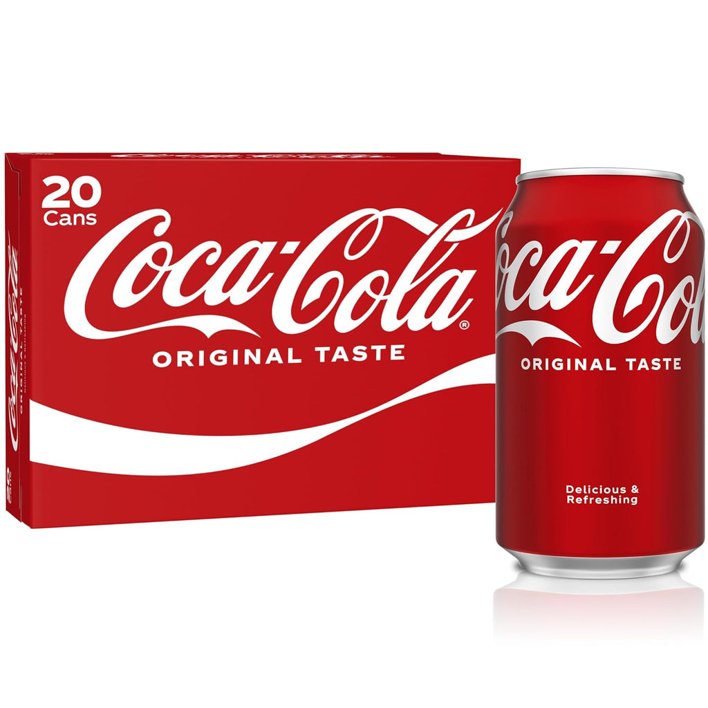 Coca-Cola Soda Soft Drink, 12 fl oz, 20 Pack