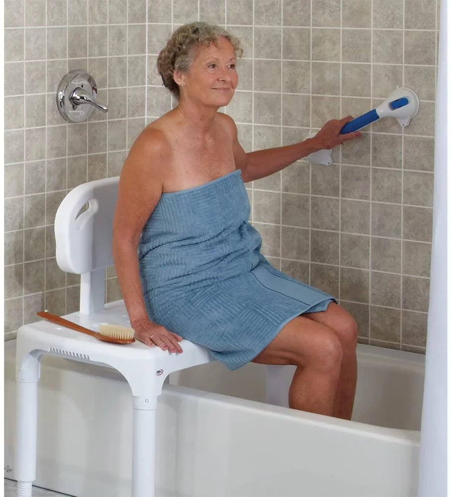 Carex Universal Tub Transfer Bench, Height Adjustable, 400 lbs Y846
