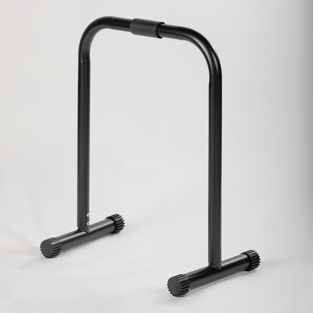 Titan Fitness Adjustable Height Dip Station, Heavy Duty Freestanding Paralettes, 300 LB Rated M41457