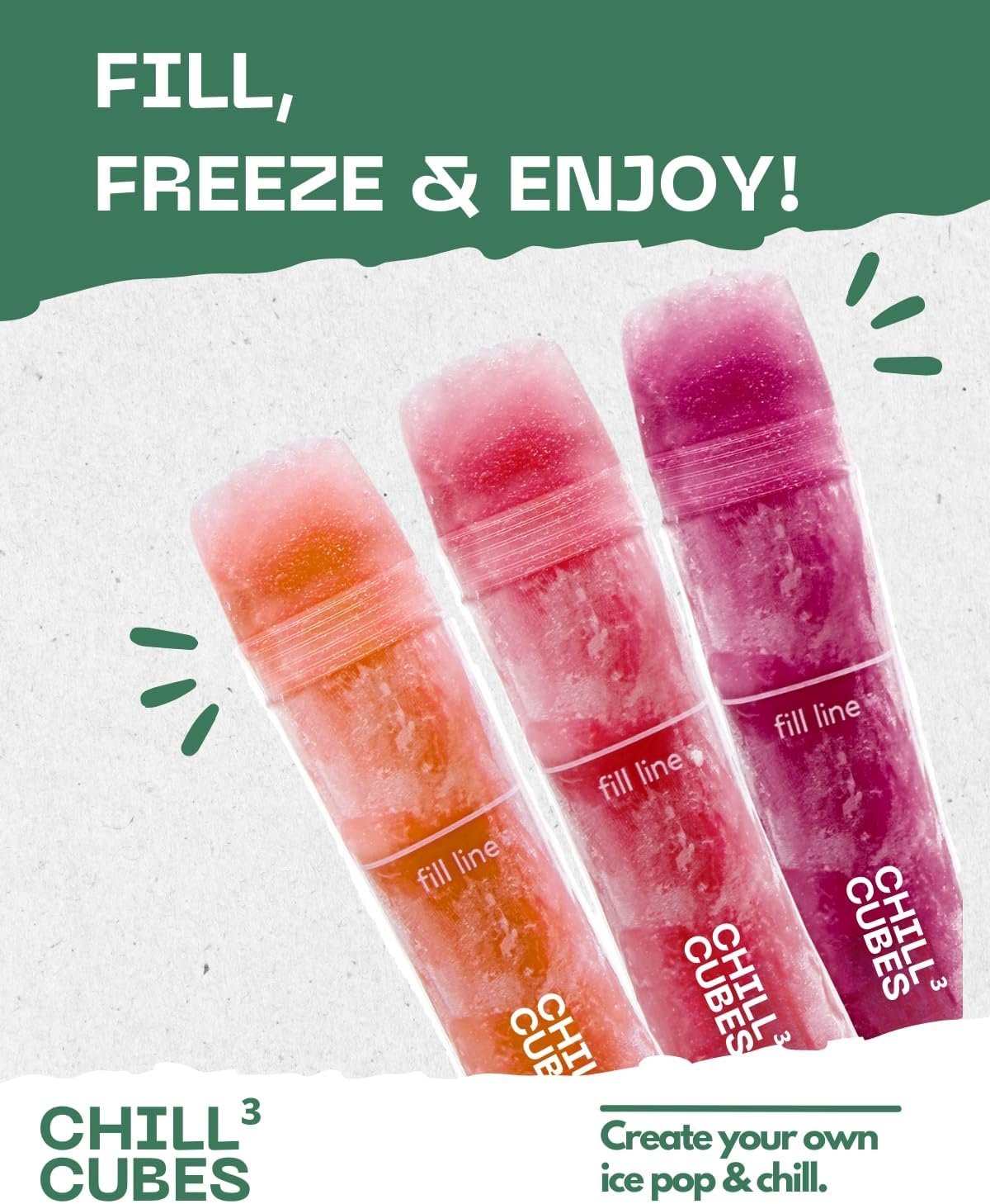 200 Disposable Popsicle Mold Bags with Zip Seal, BPA-Free W295646